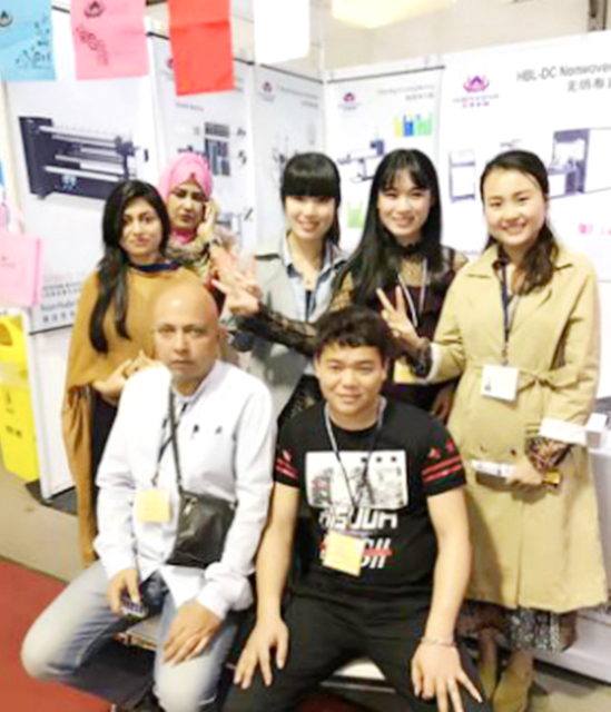 معرض بنغلاديش لشركة آلة الحز غير المنسوجة