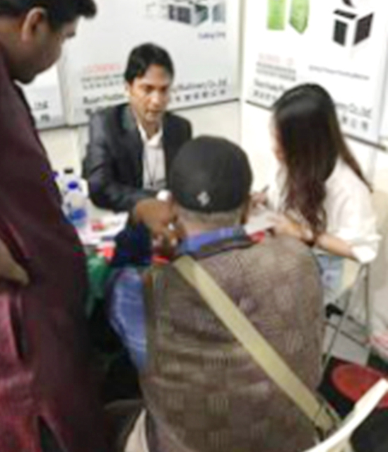 معرض بنغلاديش لشركة آلة الحز غير المنسوجة